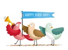 Verjaardagskaart Happy Birdday Folio